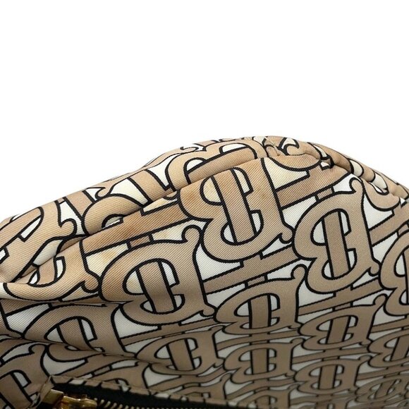 BURBERRY TBMonogram Waist Bag Nylon Beige/Black - Picture 4 of 16
